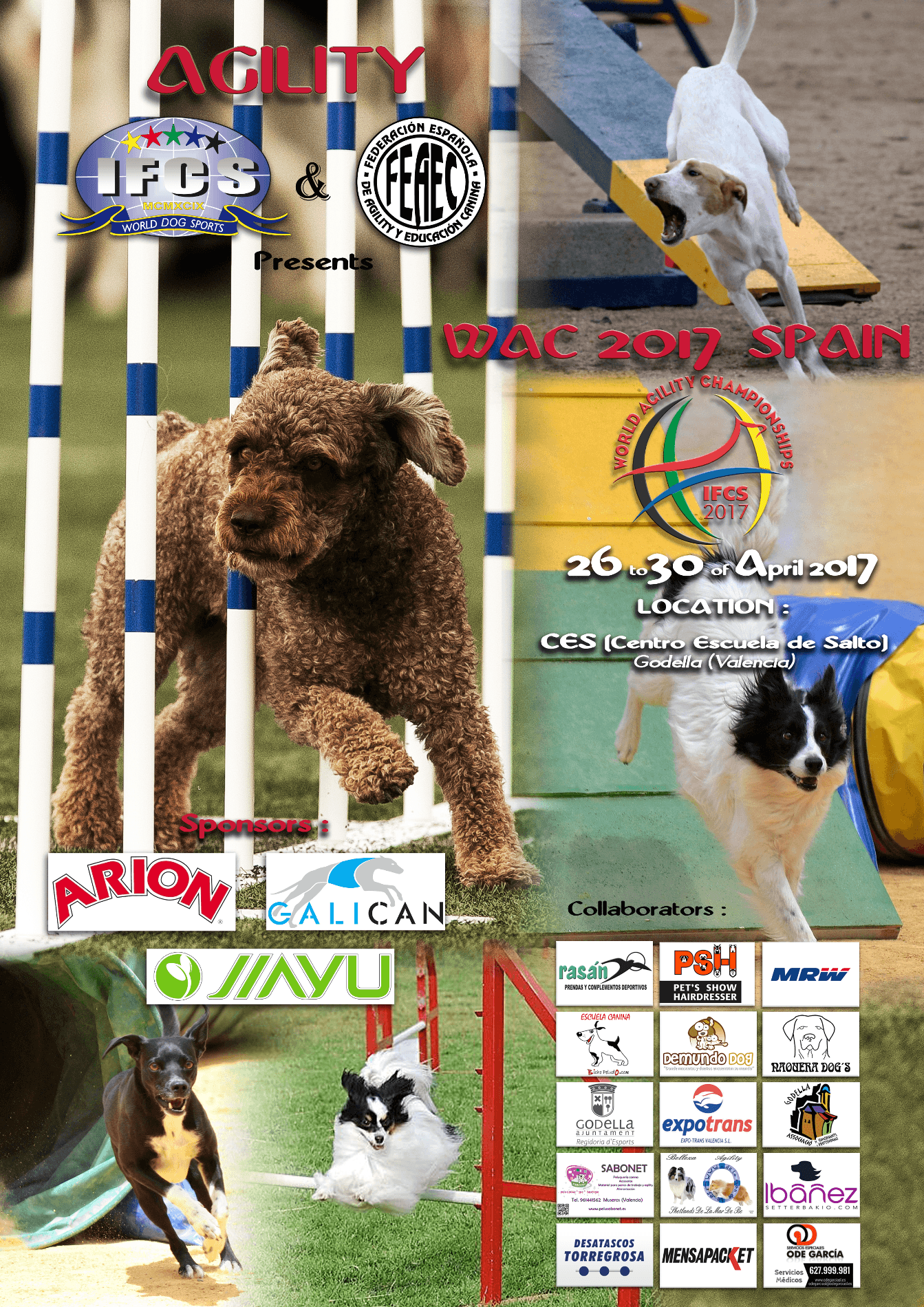 Cartel oficial, WAC 2017